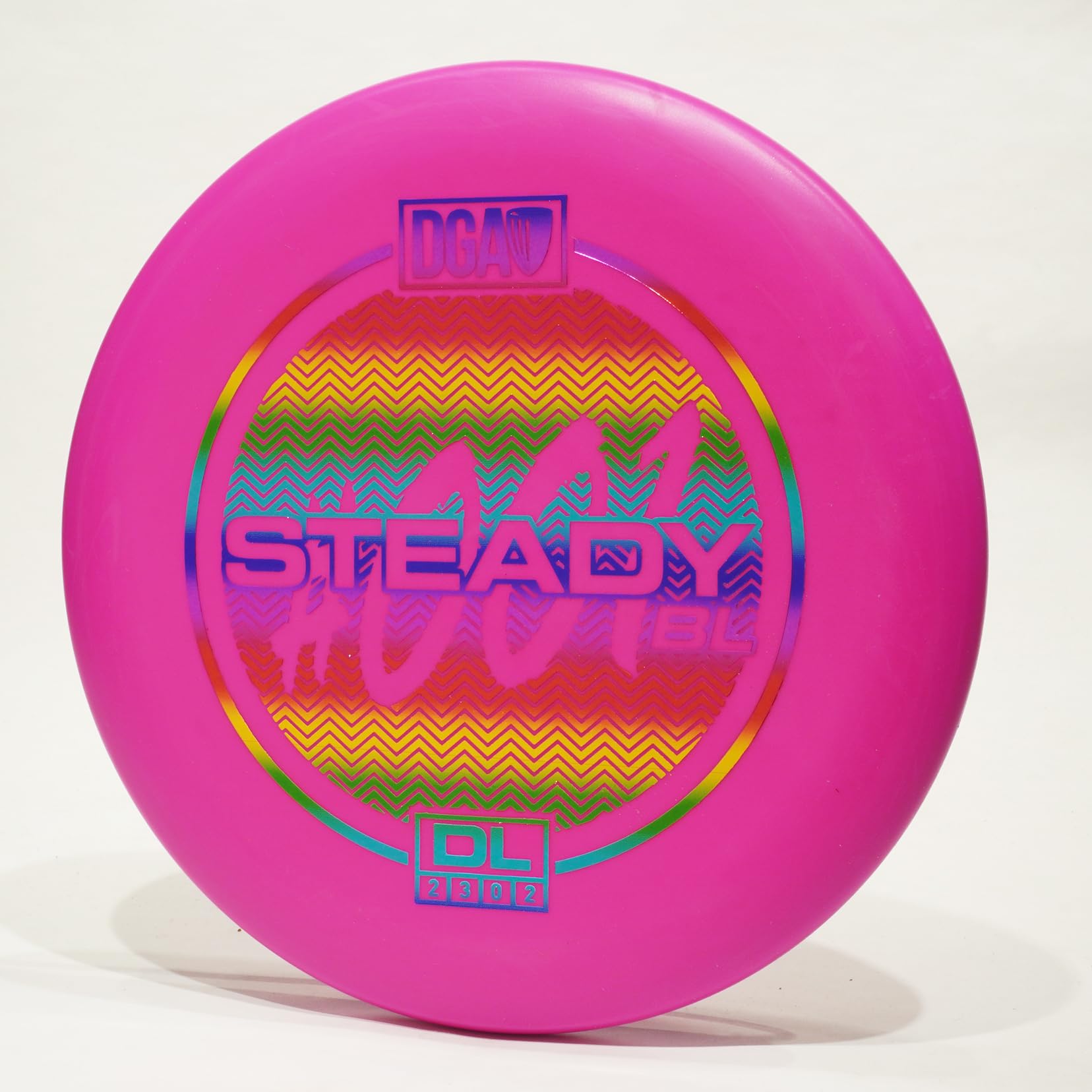 DGA DL Steady Disc Golf Putter & Approach Disc, Pick Color/Weight [Stamp & Exact Color May Vary] Pink 170-172 Grams