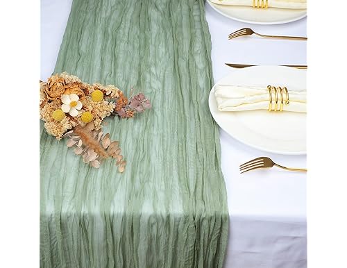 Top Best Light Green Table Runners To Level Up Your Home Decor