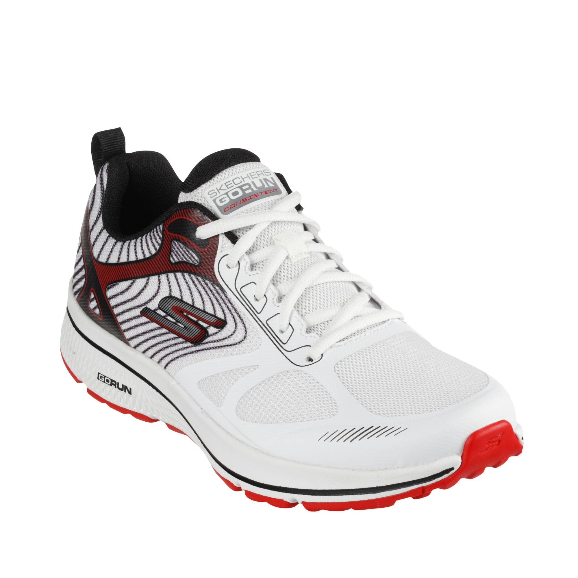 Skechers Tenis Go Run Consistent-Fearsome para Mujer, Multicolor White, 41.5 EU