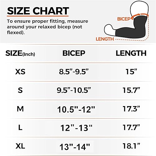 Miniatura 8 de COOLOMG Padded Arm Sleeve Protective Compression Elbow Pad Basketball Football Volleyball Sports Youth & Adult, Single Sleeve