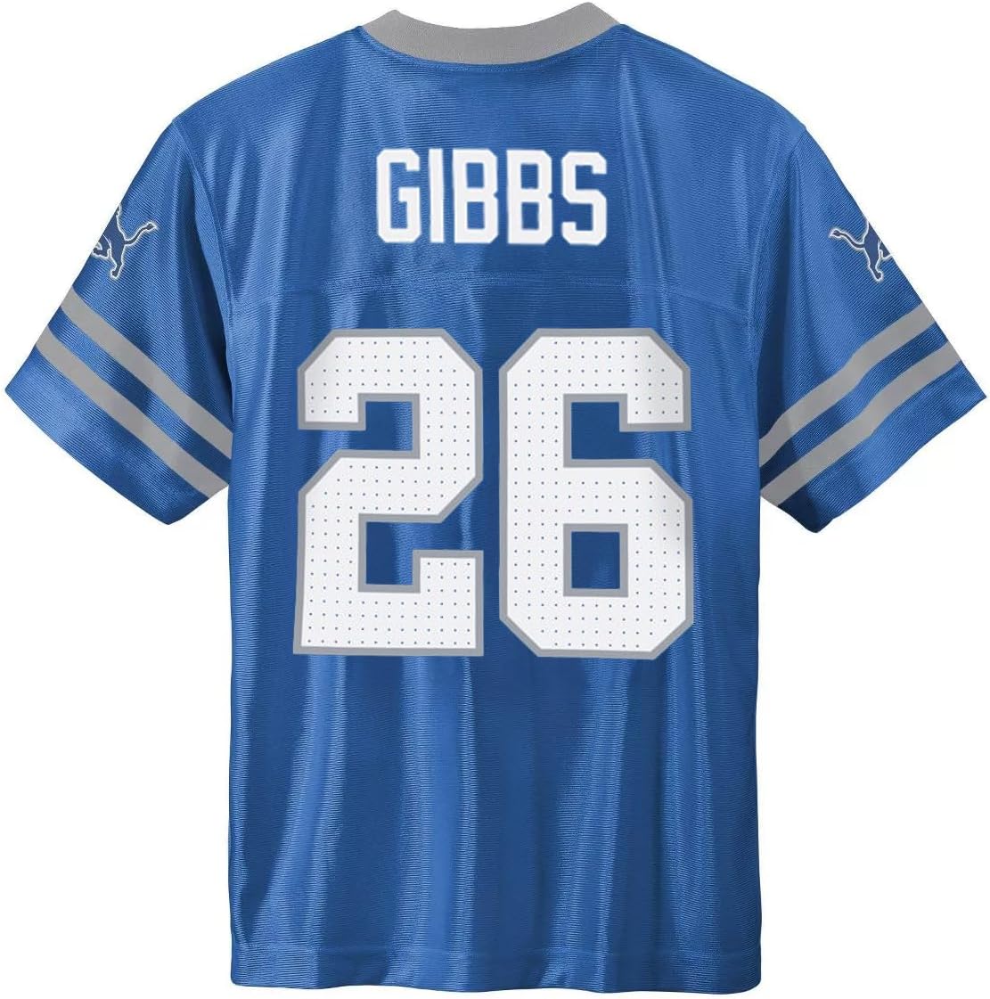 Jahmyr Gibbs Detroit Lions Blue #26 NFL Kids Youth 4-20 Name and Number Team Color Home Player Football Jersey