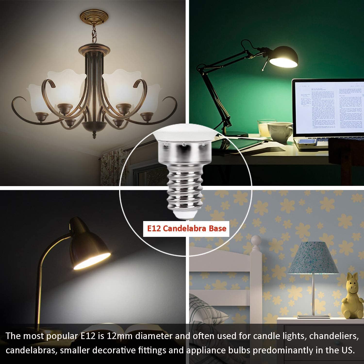 ChangM Lampadina LED Cambia Colore, Lampadina a Candela, RGB Dimmerabile E14 Candela Led con Telecomando, 5W (sostituisce 40W) Bianco Freddo 5700K, Confezione da 10