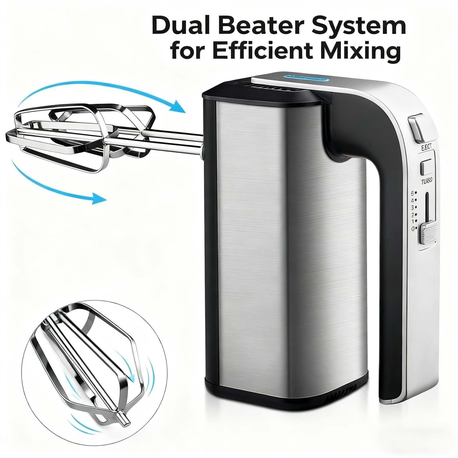 Frullatore Elettrico Portatile, Frullatore For Alimenti Da 300 W
