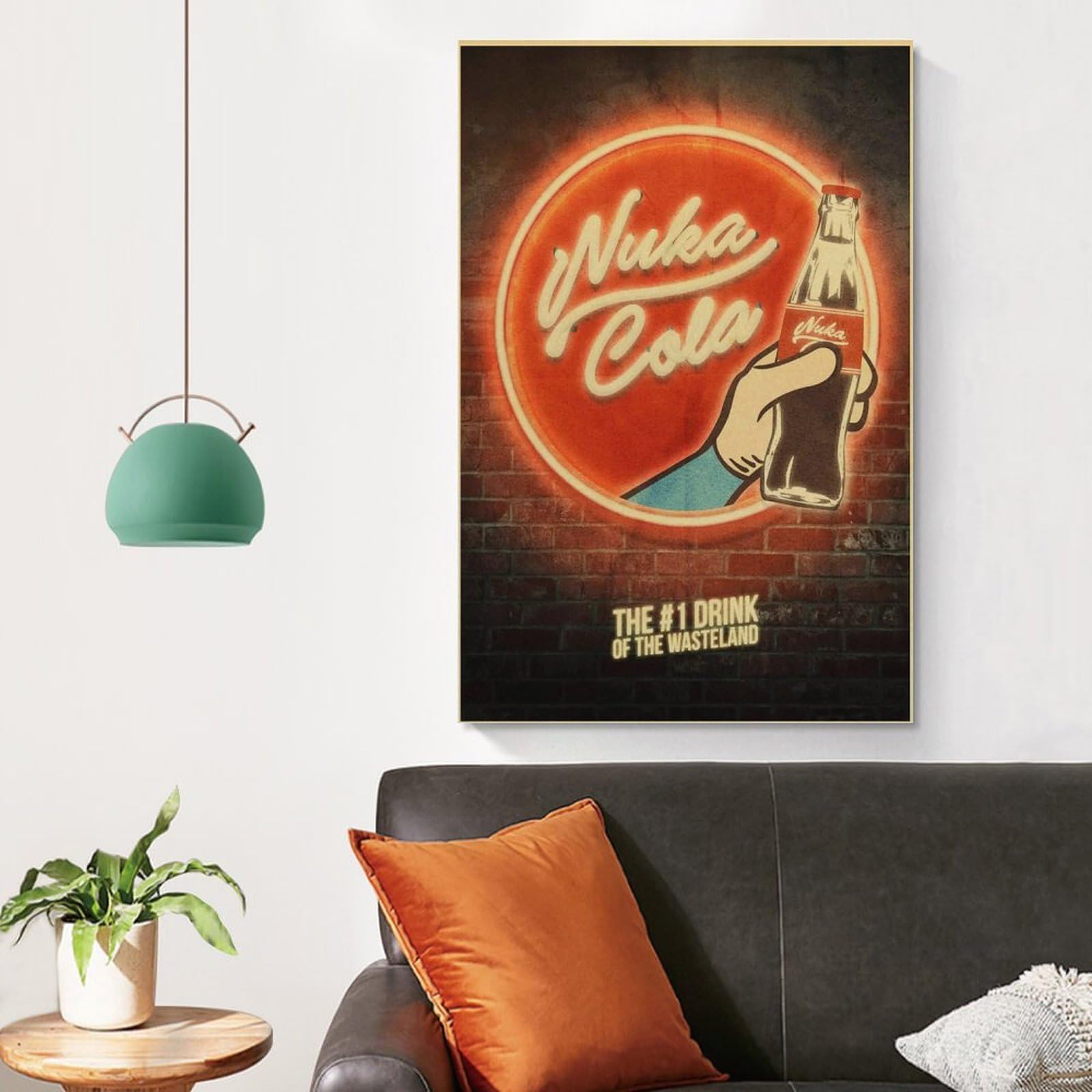 Amazon.co.jp: 家の装飾絵画ヌカコーラフォールアウトポスター(1) 印刷