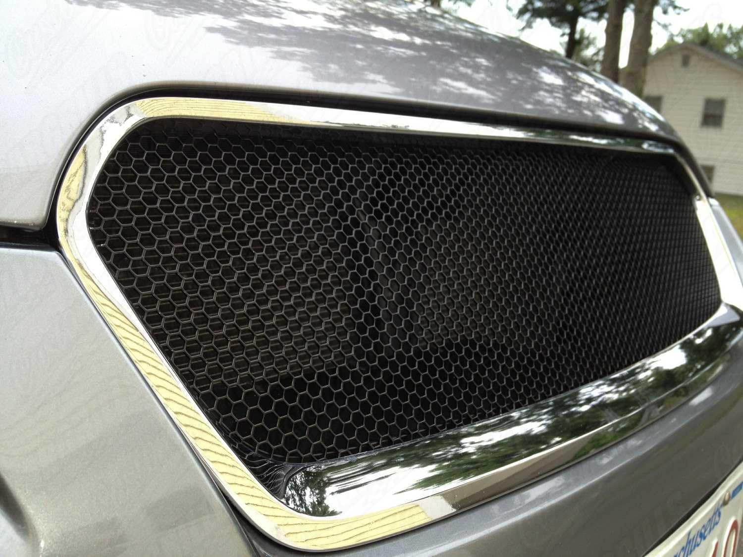 customcargrills 16"x48" Perforated Hexagon Grill Mesh Sheet - Gloss Black - Shipped Flat, 1/4 inch hexagon hole opening, 0.065" thick Aluminum, powder coated, Made in USA