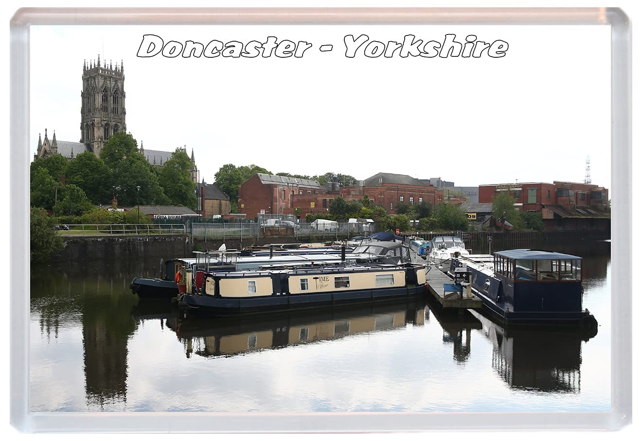 Baked Bean Store Multicolor Doncaster Minster - Yorkshire - 96 X 67Mm Jumbo Fridge Magnet/Magnets Bbsfhm24