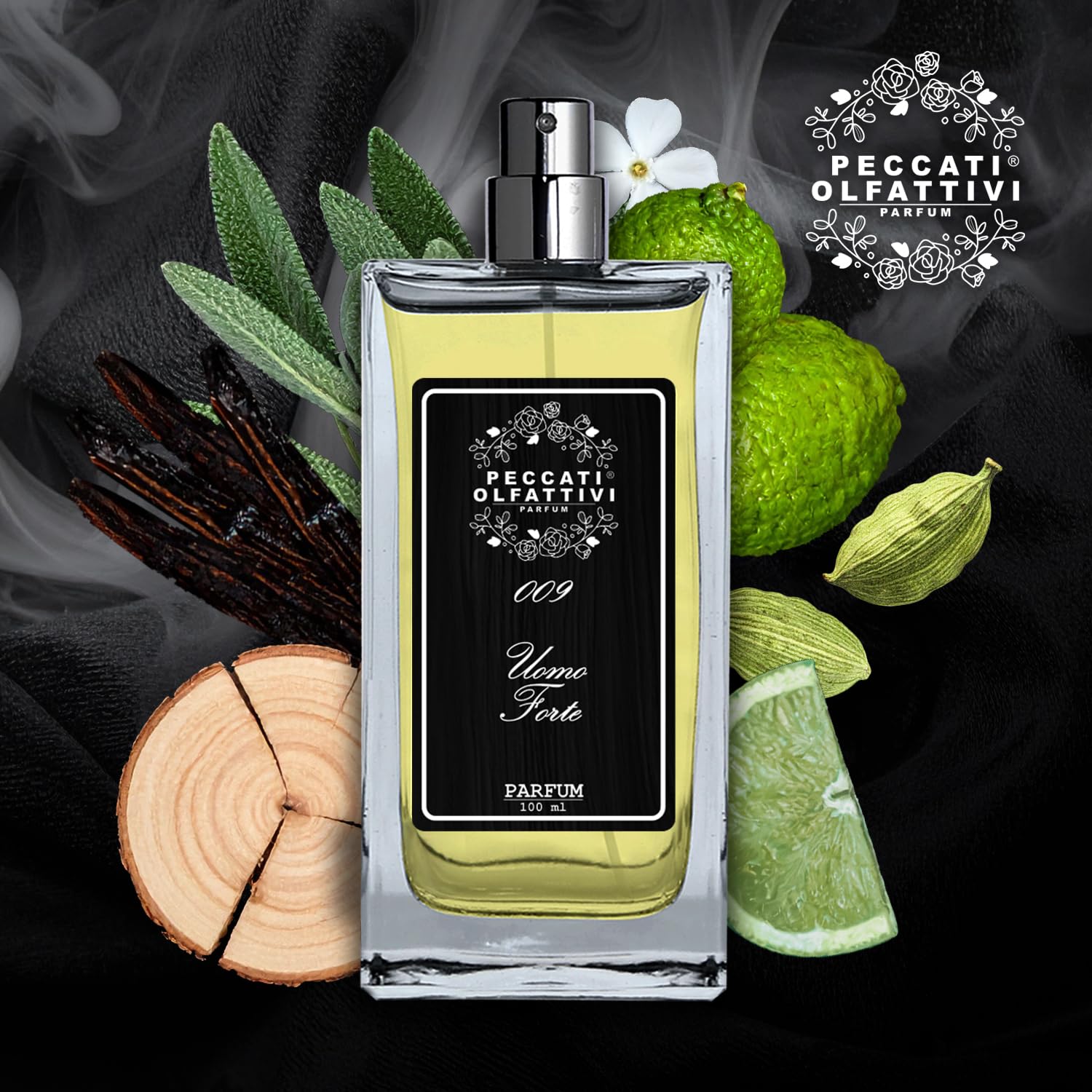 Peccati Olfattivi N.09 Profumo Uomo Equivalente 100 ml Parfum con 30% Essenza Pura