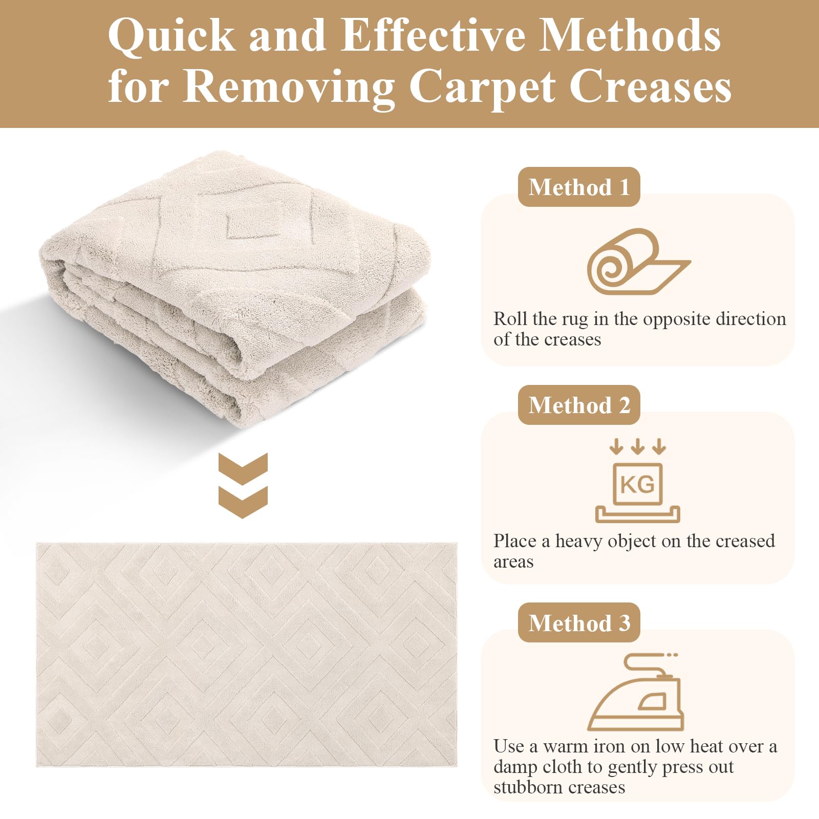 Enyhom Tappeto Salotto Lavabile in Lavatrice 140 x 200 cm, Grande Morbido Tappeto Camera da Letto Geometrico Antiscivolo Tappeti Salotto, Antimacchia Tappeti Soggiorno Moderno