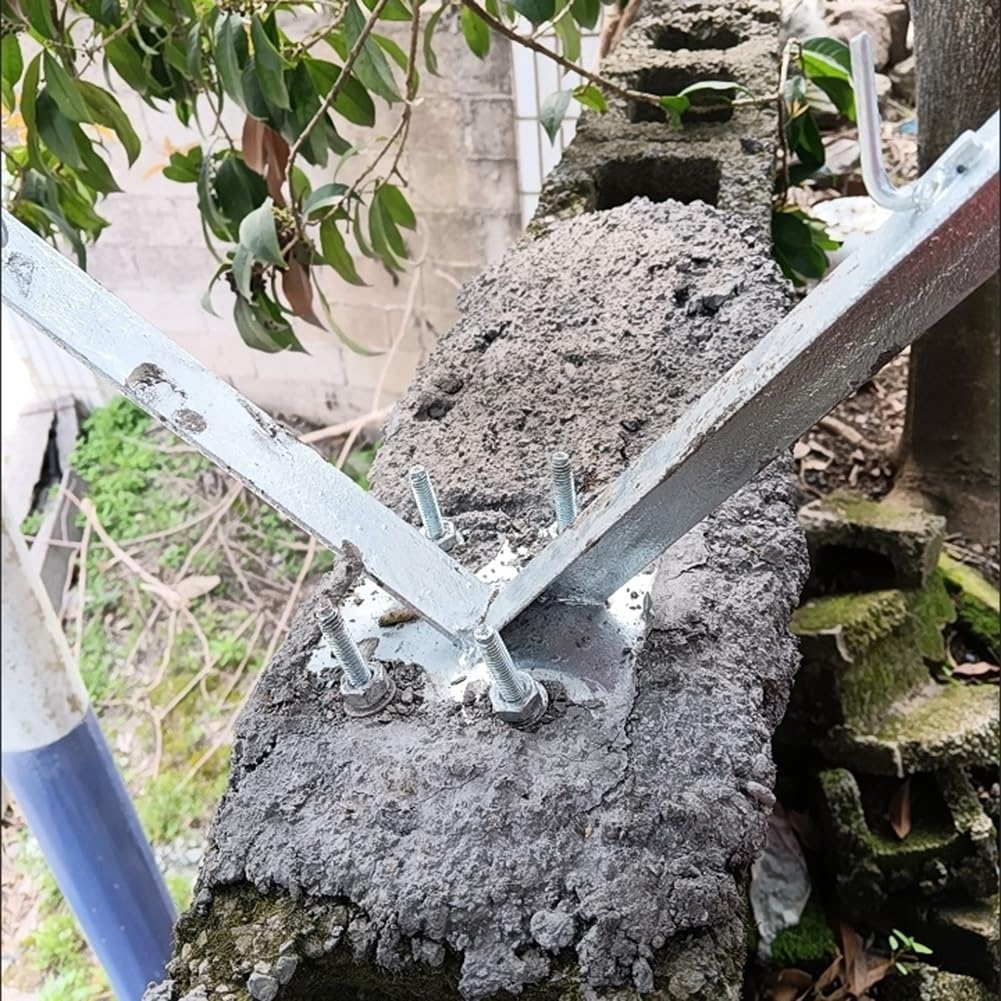 Grapas en V galvanizadas en caliente para valla de jardín segura e instalación de alambre de púas, resistente al óxido, fácil de instalar, ideal para uso en exteriores