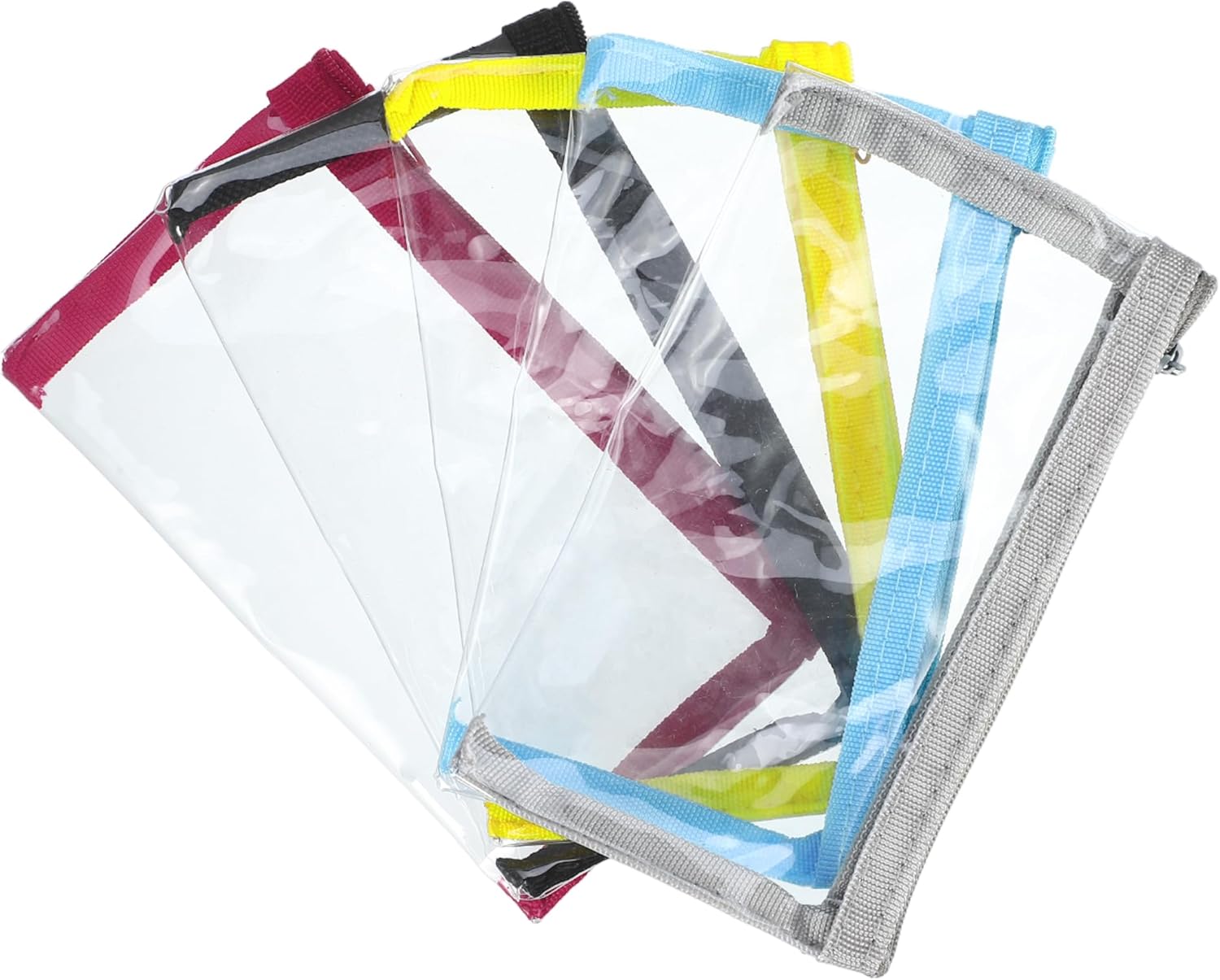 VOCOSTE 5pcs Small Makeup Pouches for Purse, Mini Clear...