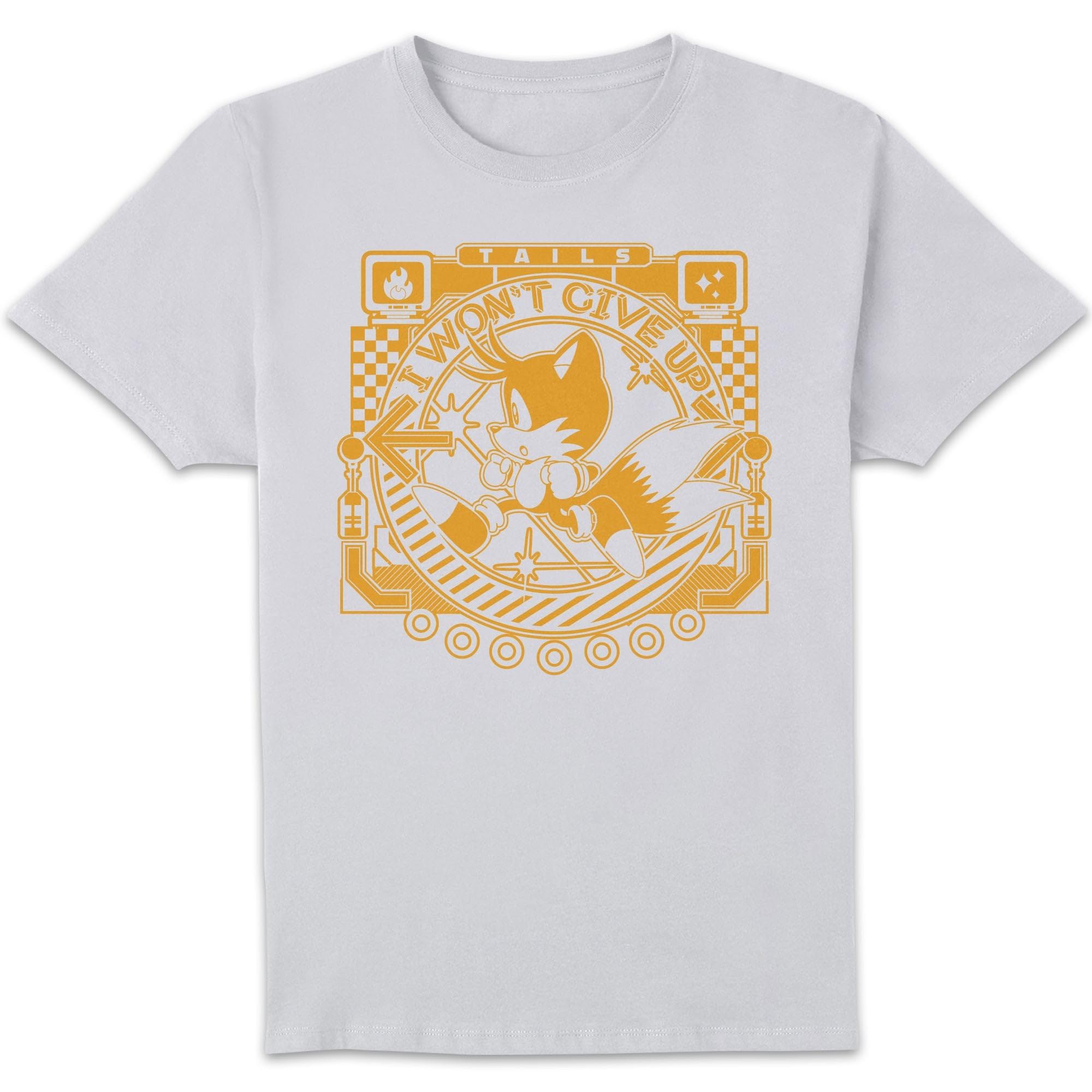 Zavvi Unisex Multi Sonic The Hedgehog Tails Men's T-Shirt - White Xxl