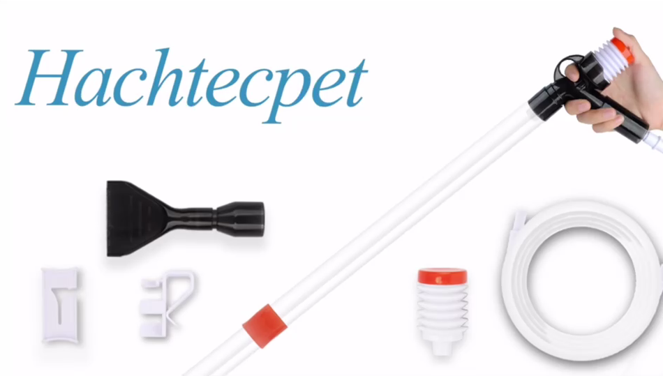 Hachtecpet Aquarium Gravel Vacuum Cleaner: Quick Fish Tank Siphon Cleaning with Algae Scrapers Air-Pressing Button Water… - Image 8