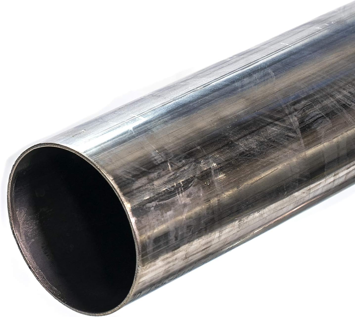 Squirrelly Mandrel Bent 304 Stainless Steel 180+125+35 “UJL” Degree Exhaust Tubing 3" OD, 16 Gauge – USA-Made Exhaust System (Leg Length = 52")