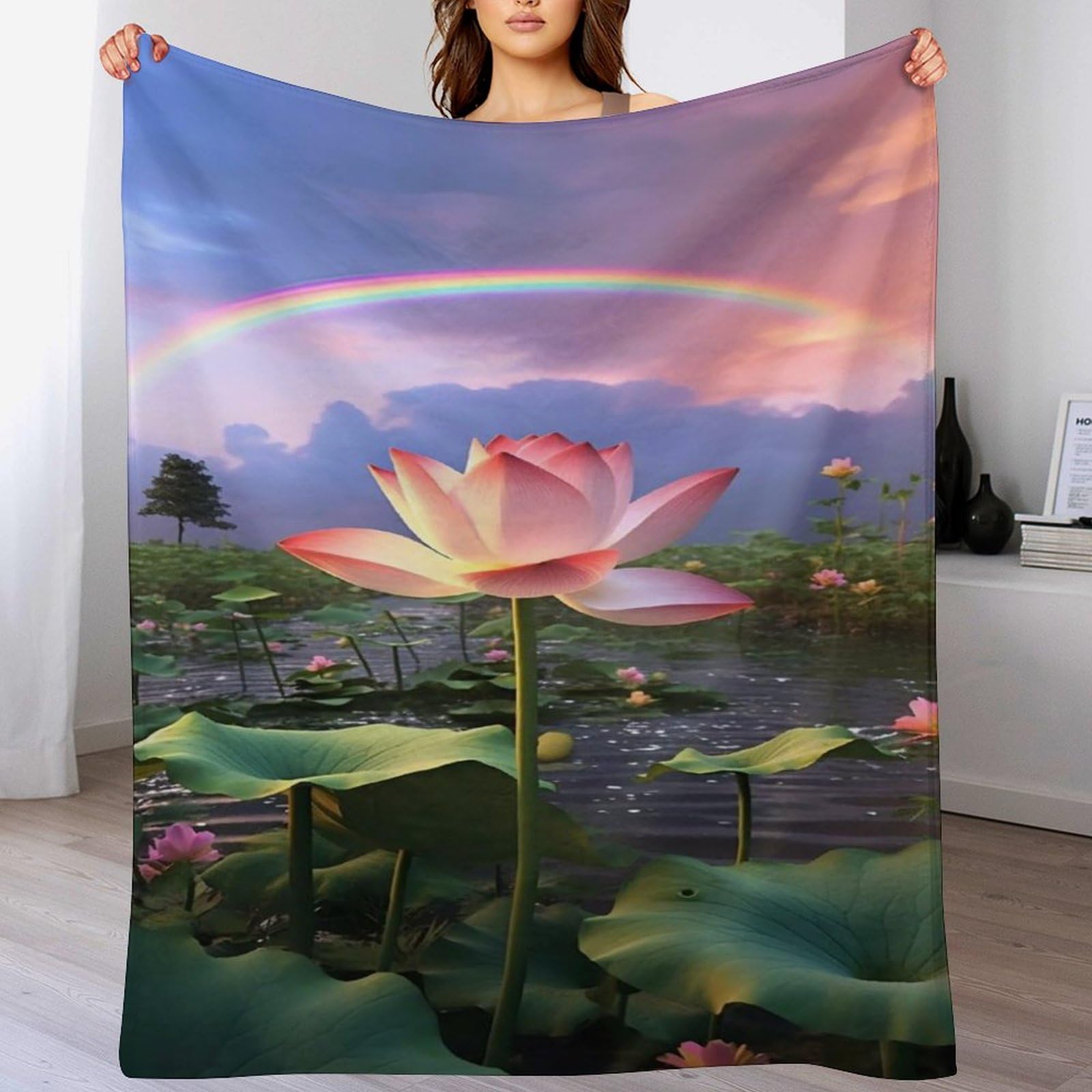Couverture en flannel lotus un nid de douceur pour votre intérieur