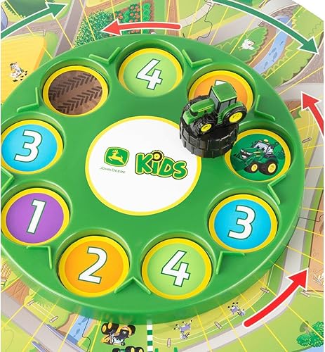Miniatura 2 de John Deere Go Johnny Go - Juego de mesa - Juegos de agricultura cooperativa para la noche de juegos - Juguetes de John Deere y juegos de mesa -