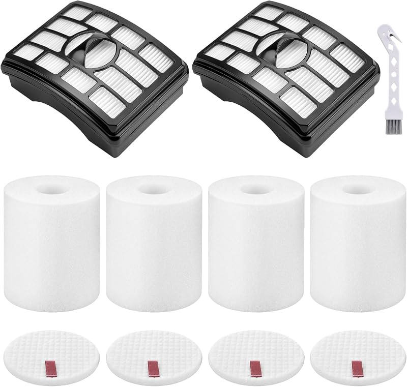 NV501 Vacuum Filter Replacement for Shark Rotator Professional Lift-Away | for Shark NV500, NV502, NV505, NV552, NV642, UV560, ZU780, ZU782, ZU785 Vacuum Cleaner, Part # Xff500 Xhf500, 2 + 4 Filters