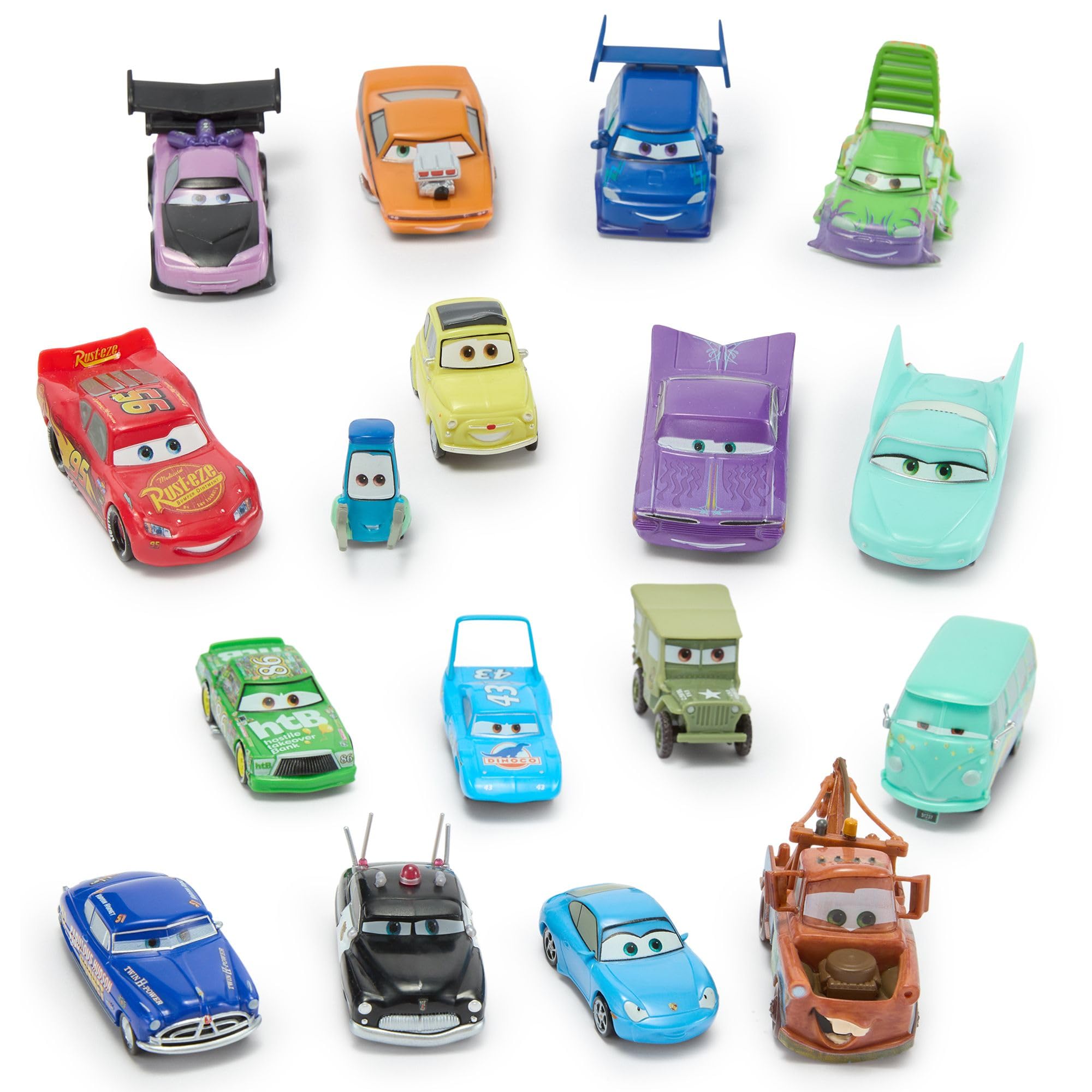 Amazon.com: Disney Store Official Cars Mega Figure Set - 17 Fully