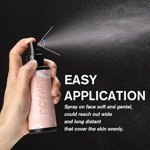 Vista 32 de UCANBE Dewy - Spray fijador de maquillaje, espray hidratante de acabado de larga duración, espray de maquillaje ligero para un brillo natural, 7