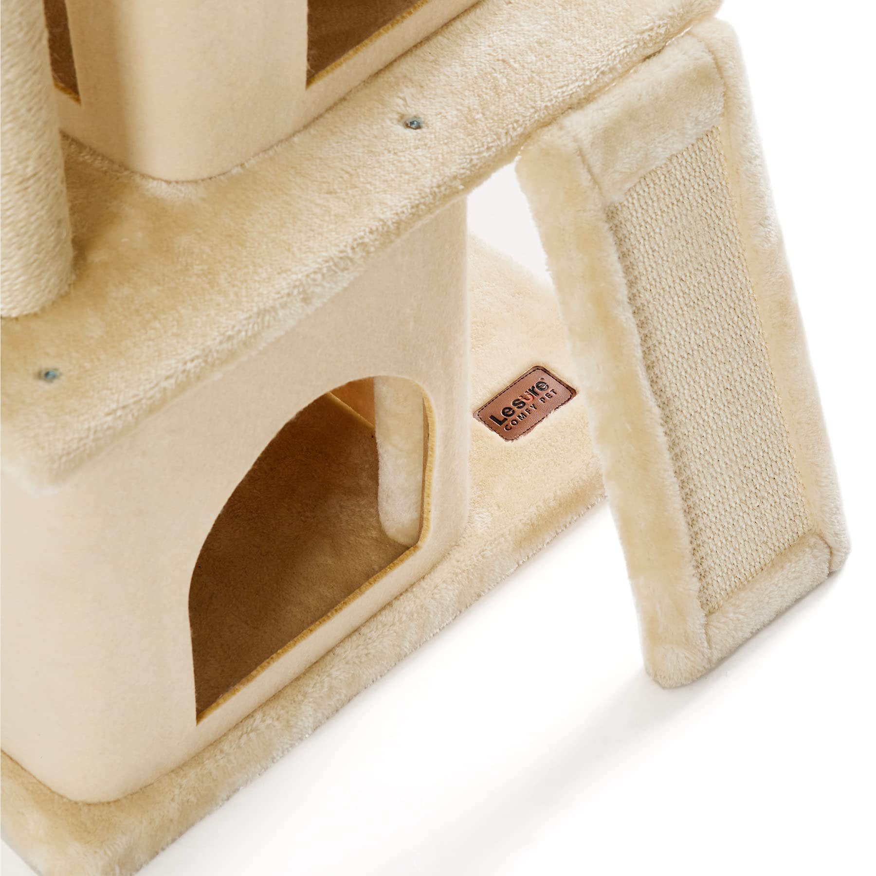 Lesure Cat Tree for Indoor Cats Large Cat Tower Condos with