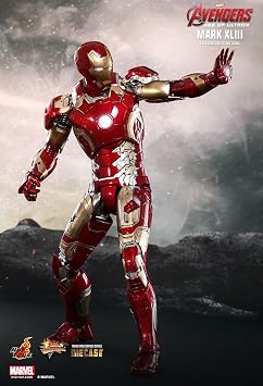 Amazon Com Hot Toys Mms278d09 Iron Man Mk43 Mark43 Avengers Age Of Ultron Tony Stark Toys Games