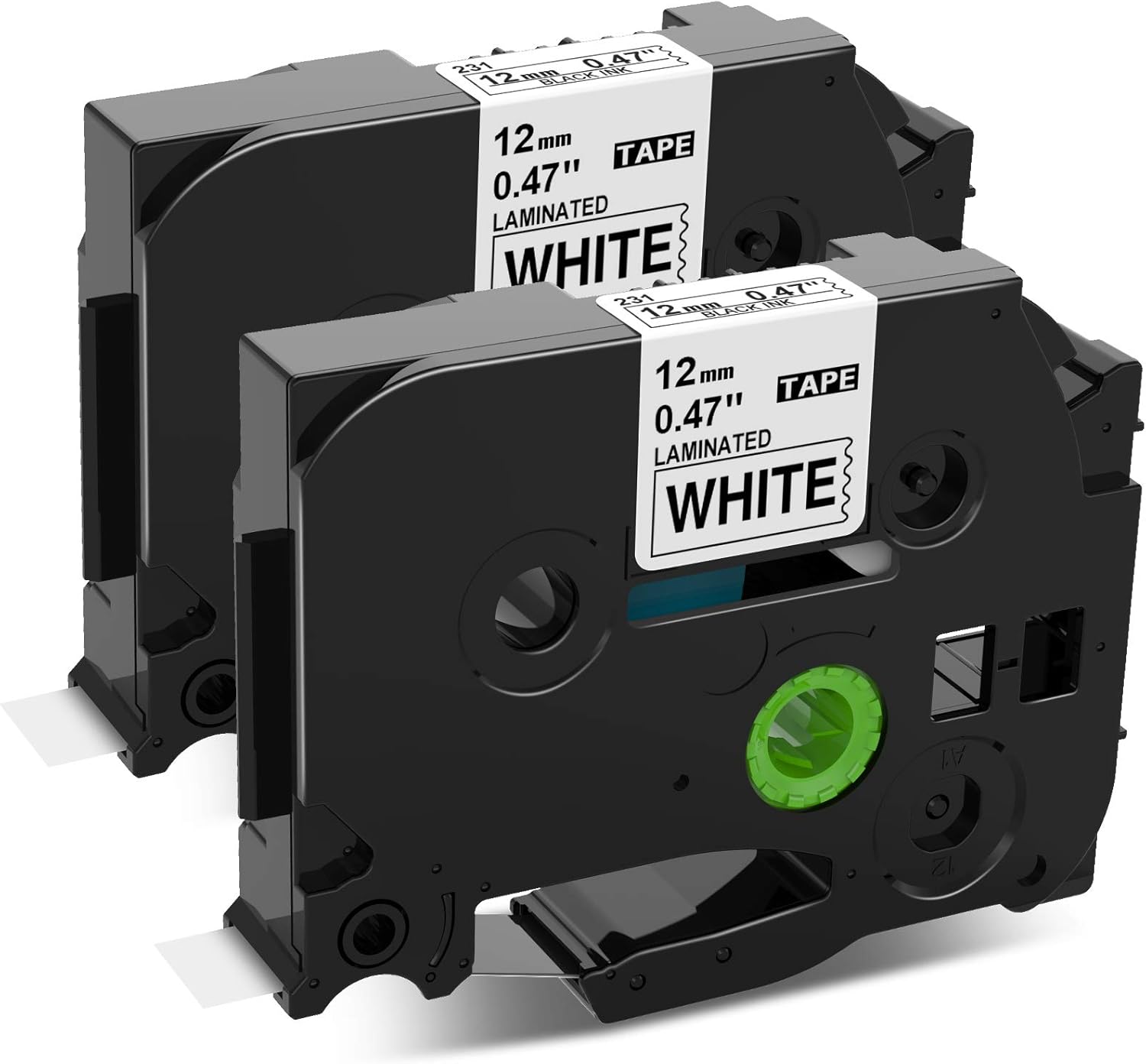 Upwinning Compatible Label Tape Replacement for Brother PTouch Tape