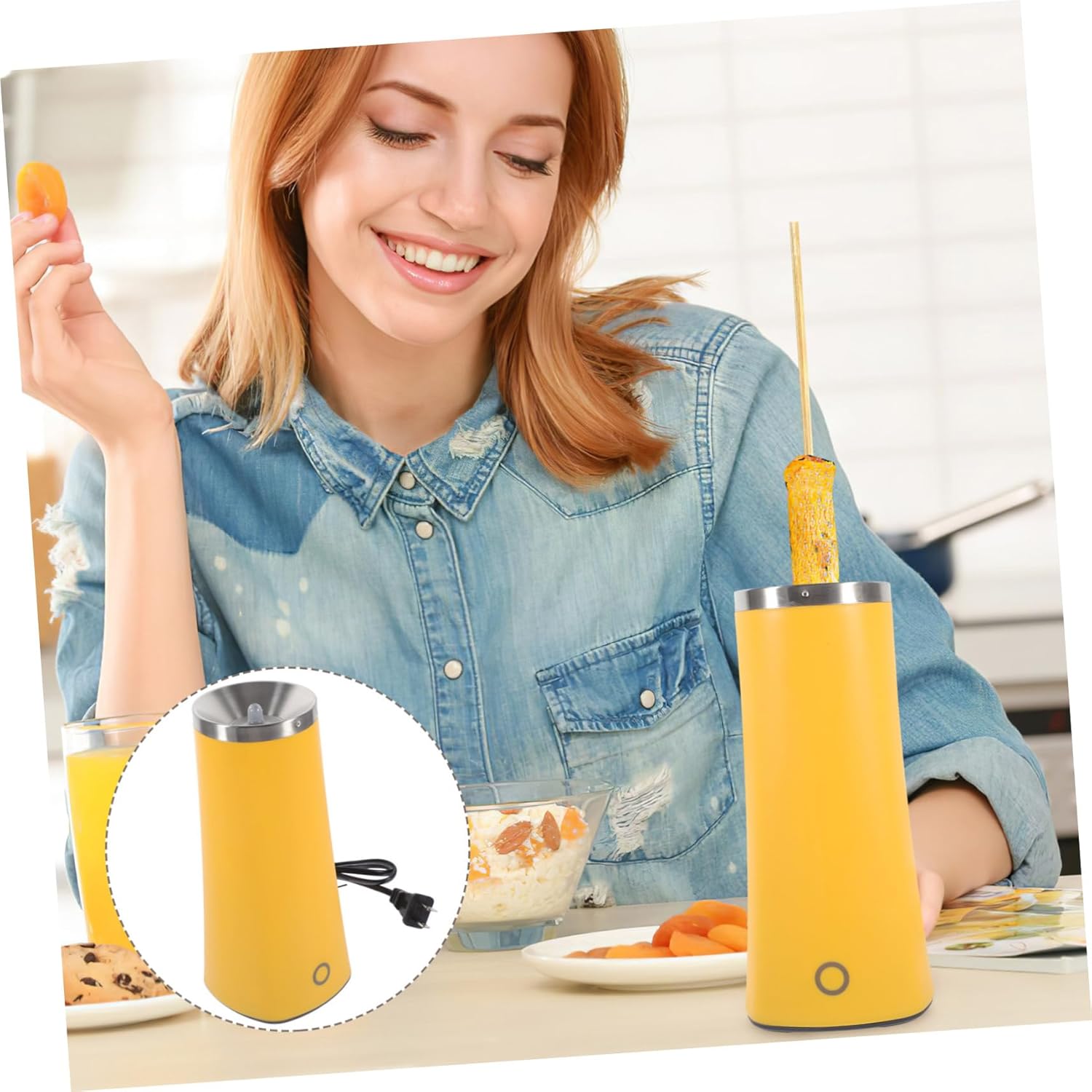 Mini Egg Roll Maker Machine Vertical Cooker for Sausage and Eggs Multifunction Electric Breakfast Machine Automatic Function for Home Use