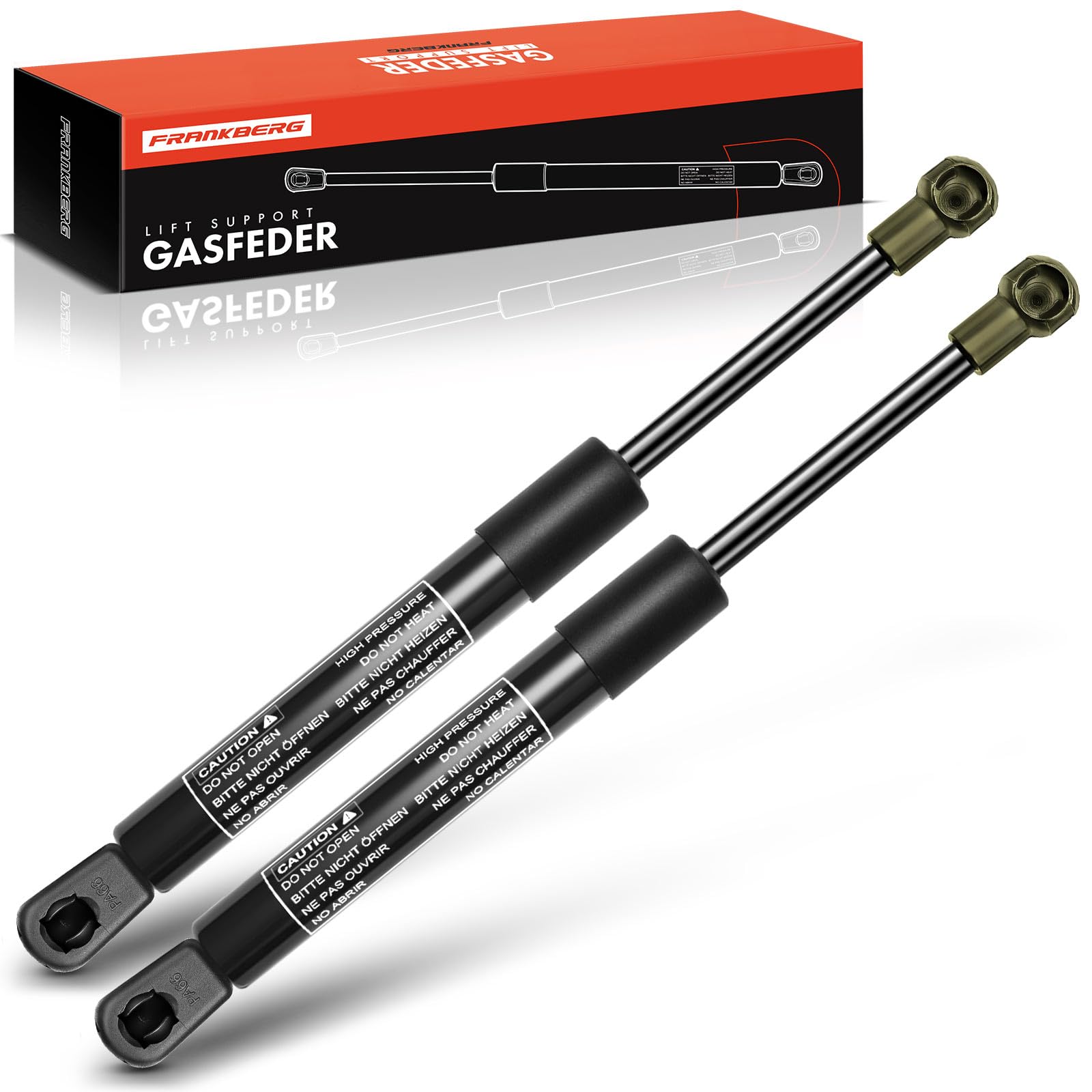 Frankberg 2x Gas Struts Bonnet Compatible with M-Class W163 ML230 ML270 ML320 ML350 ML400 ML430 ML500 ML55 AMG All Engine SUV 1998-2005 Replace# 1638800029