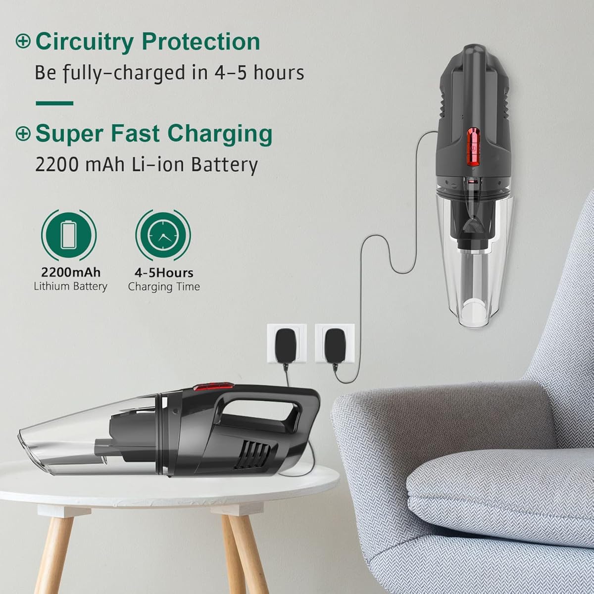 10/mo Finance Whall Handheld Vacuum Cordless, Hand Vacuum Cleaner