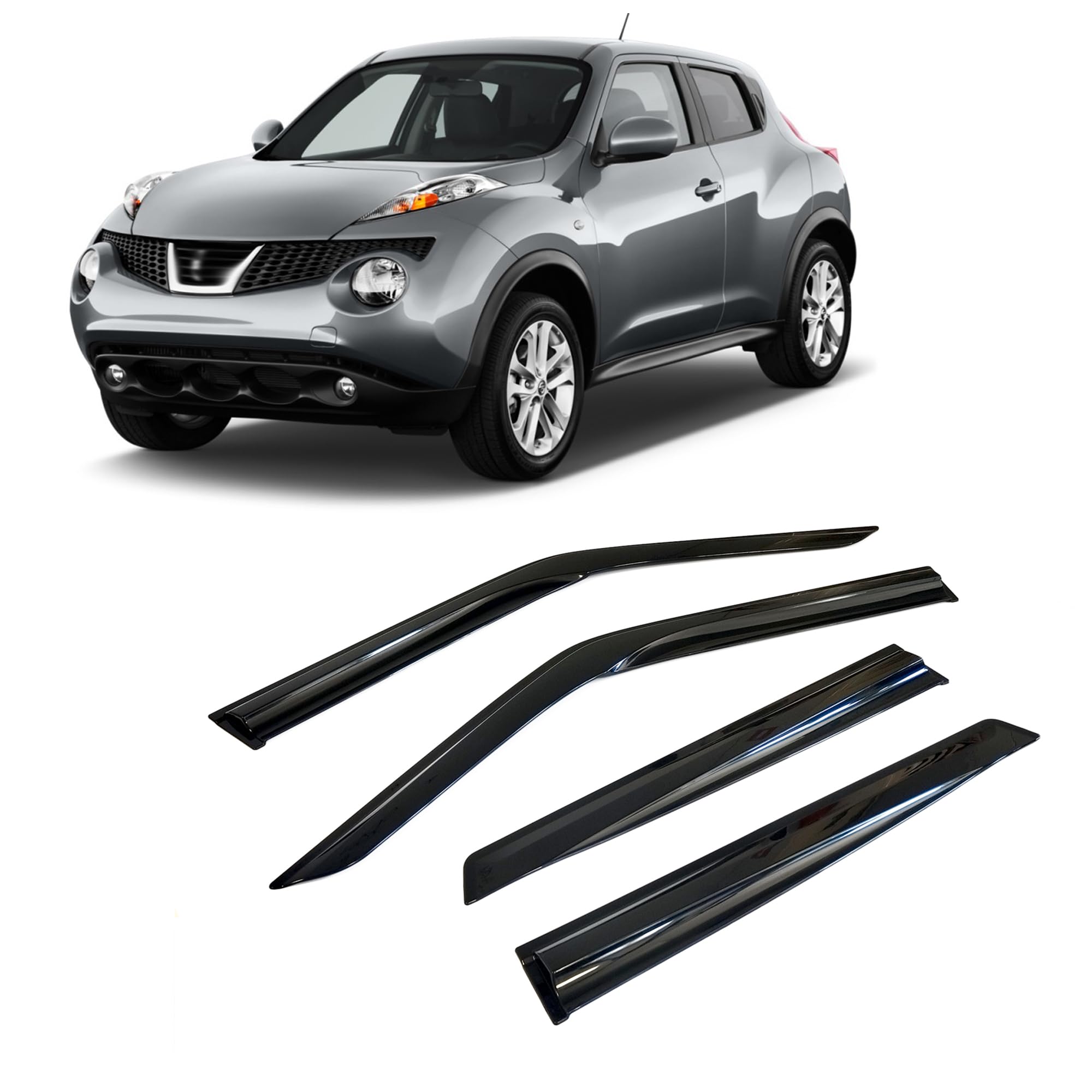 Deflettori D'Aria Per Suzuki Vitara 2016-2023 - Parapioggia E Antiappannamento Finestrini - Foto 3