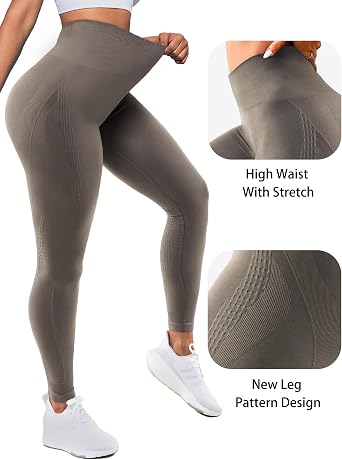 Hidden Scrunch Butt Leggings for Women Booty Butt Lifting Leggings High Waisted Compression Yoga Pants