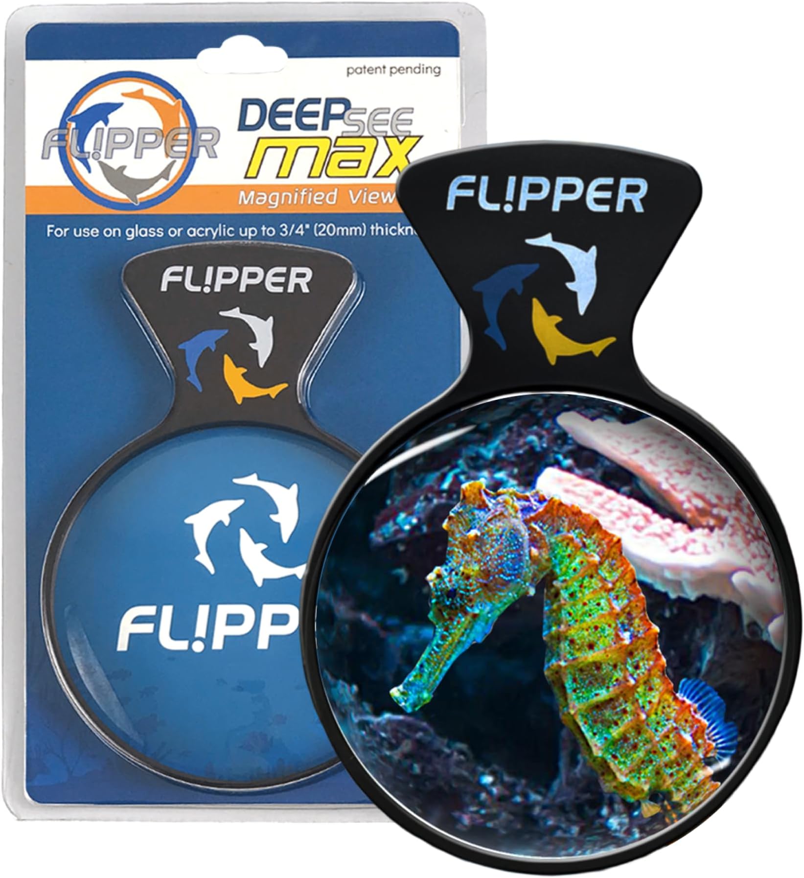 Flipper Deepsee Max Magnified Aquarium Viewer 5″
