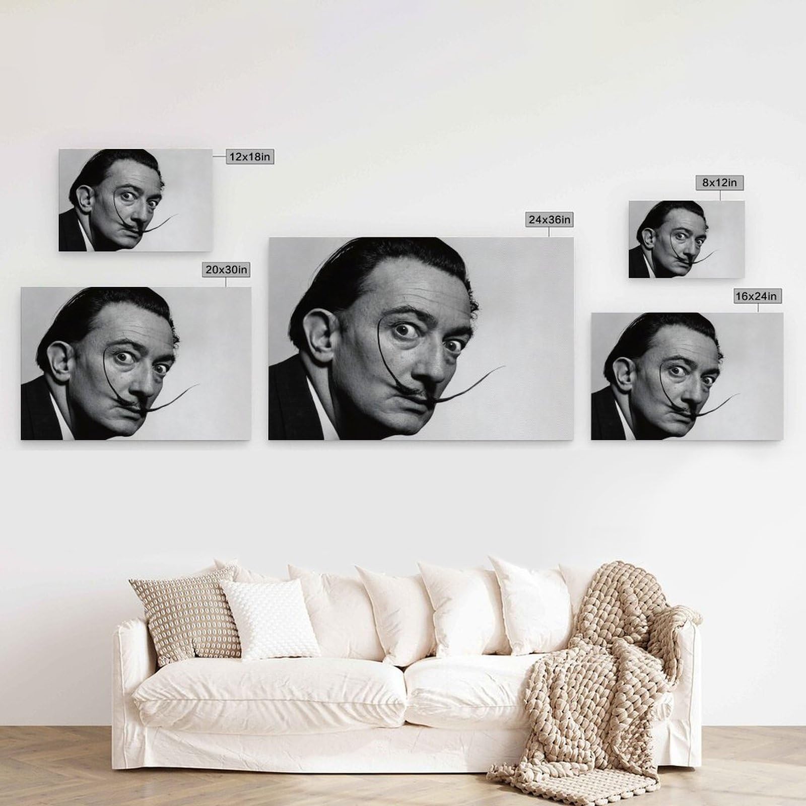 Amazon.co.jp: サルバドール・ダリ ポスター ポートレート写真 シュル