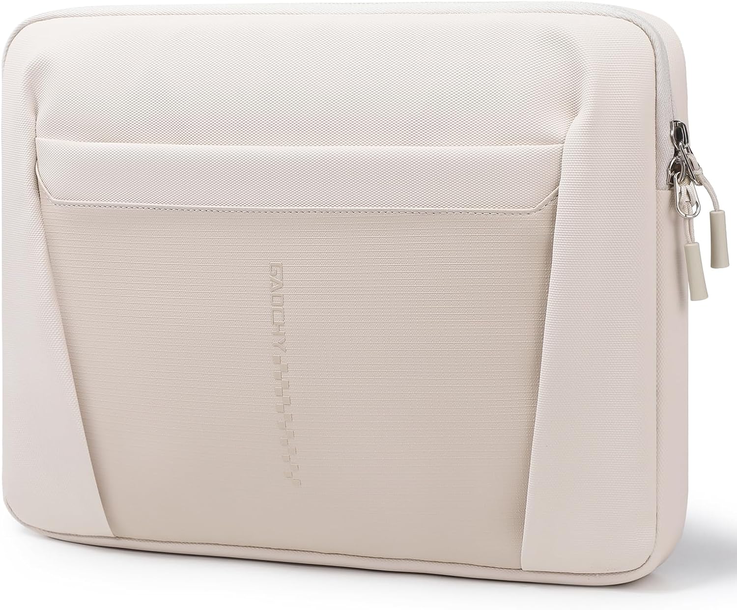 13.3-14 Inch Laptop Sleeve Bag Water-Resistant Laptop Case for MacBook Pro 14 2024-2021, MacBook Air 13 M4 2025, Swift Go 14, 14 Inch ASUS Zenbook, Dell 14, Inspiron 14, Envy 13, Pearl White