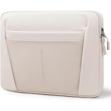 13.3-14 Inch Laptop Sleeve Bag Water-Resistant Laptop Case for MacBook Pro 14 2026-2021, MacBook Air/Pro 13, Swift Go 14, 14 Inch ASUS Zenbook, Dell 14 Plus, Inspiron 14, Envy 13, Pearl White