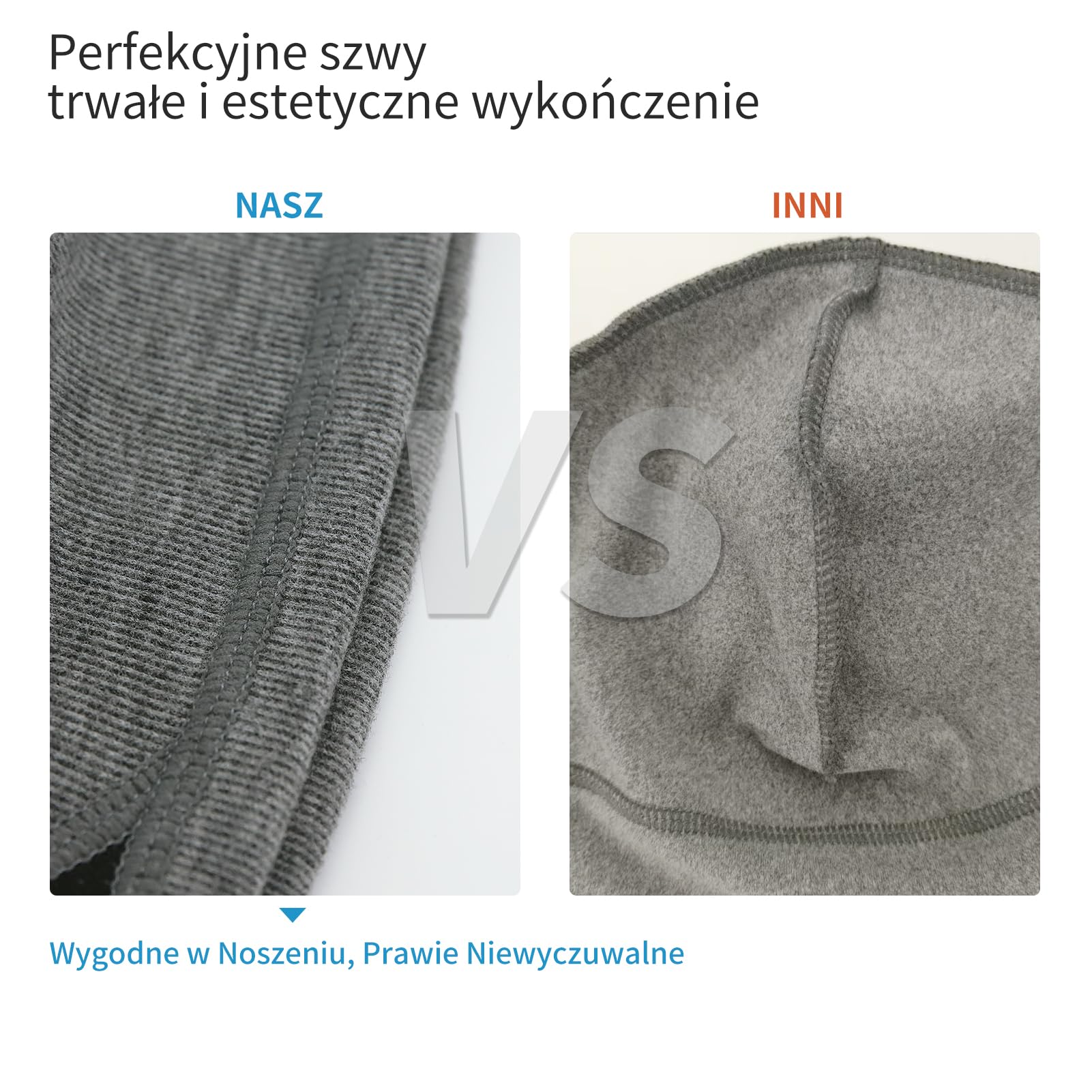 Lekka Czapka Beanie, Czapka Unisex dla Kobiet i Mężczyzn,Oddychająca & Termiczna, Elastyczna & Przystosowana do Kasku, Do Biegania, Jazdy na Rowerze & Sportów na Świeżym Powietrzu