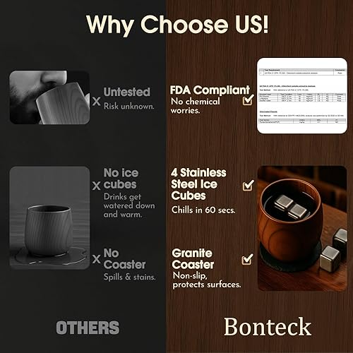 Miniatura 4 de Vaso grande de madera original de Bourbon  Vaso de whisky de madera antiguo de 16 onzas  Regalos de bourbon para hombres, papá, novio o hermano