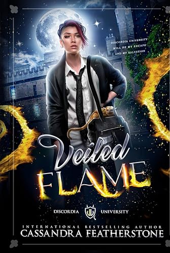 Veiled Flame: A Paranormal Shifter Demon Academy Romance (Discordia University)