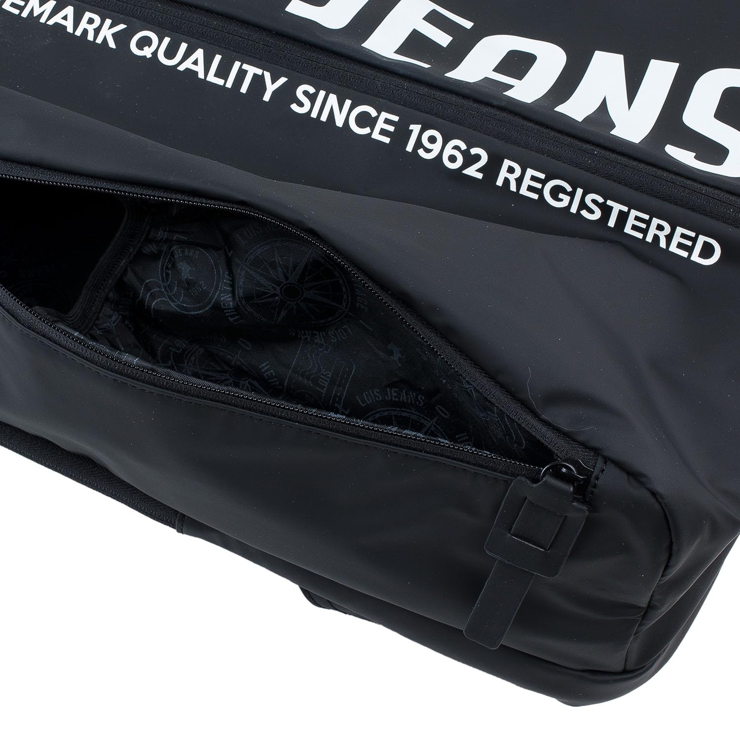 Lois - Mochila Unisex Grande para Escuela, Instituto y Universidad - Ligera, Resistente, Multiusos, Ideal para Chicos y Chicas, Viaje y Deporte, Negro