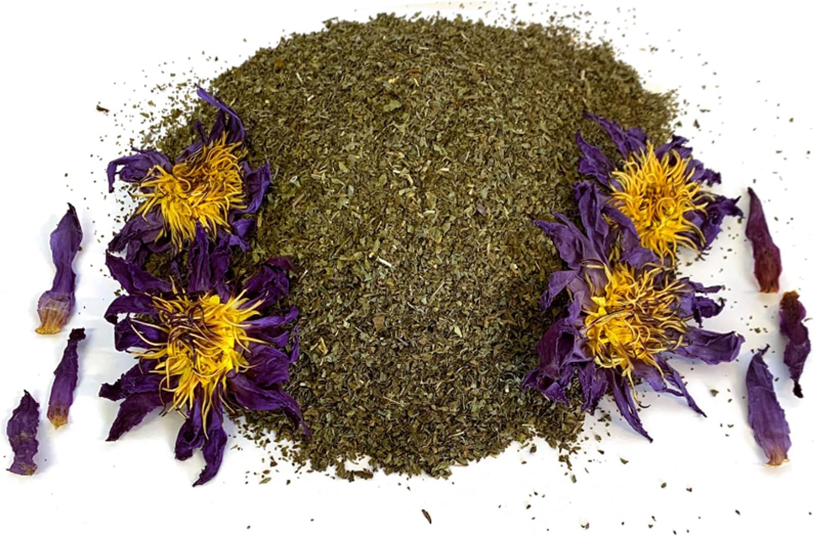 – MQH Wholefoods™ Lotus Flowers Tea Herbal Pre Mix Mixed Blends Premium Quality! AVAILABLE IN 15+ BLENDS (Spearmint & Lotus Tea Mix, 10g)