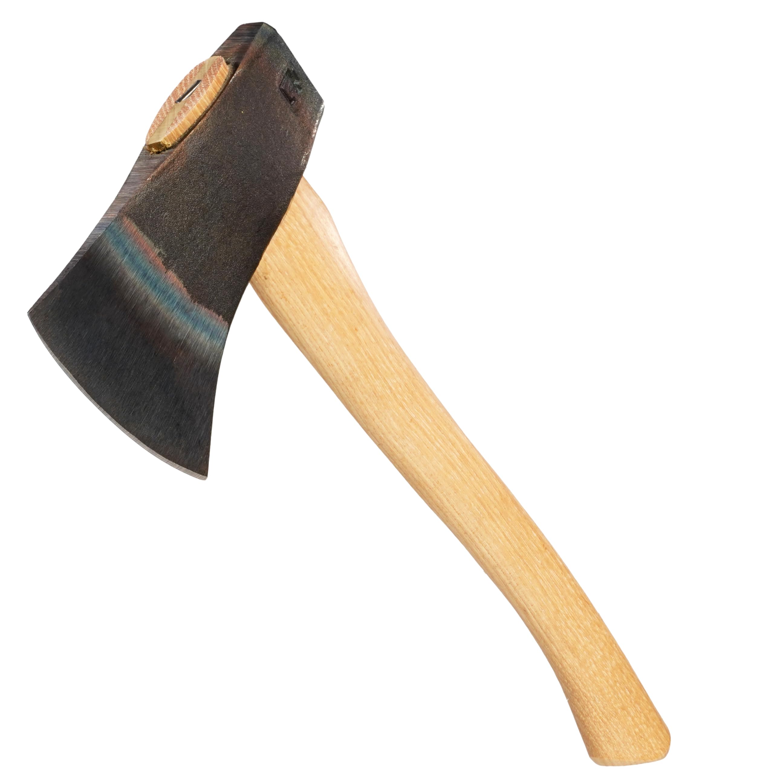 COUNCIL TOOL Sport Utility Flying Fox Woodsman Hatchet - 1.625 lbs Throwing Axe with 16" Curved Hickory Handle & Hardened Poll - SU162FF16C