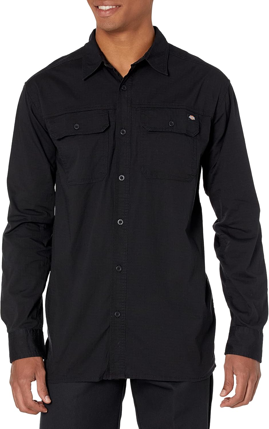 Dickies Men's Flex Denim Long Sleeve Shirt