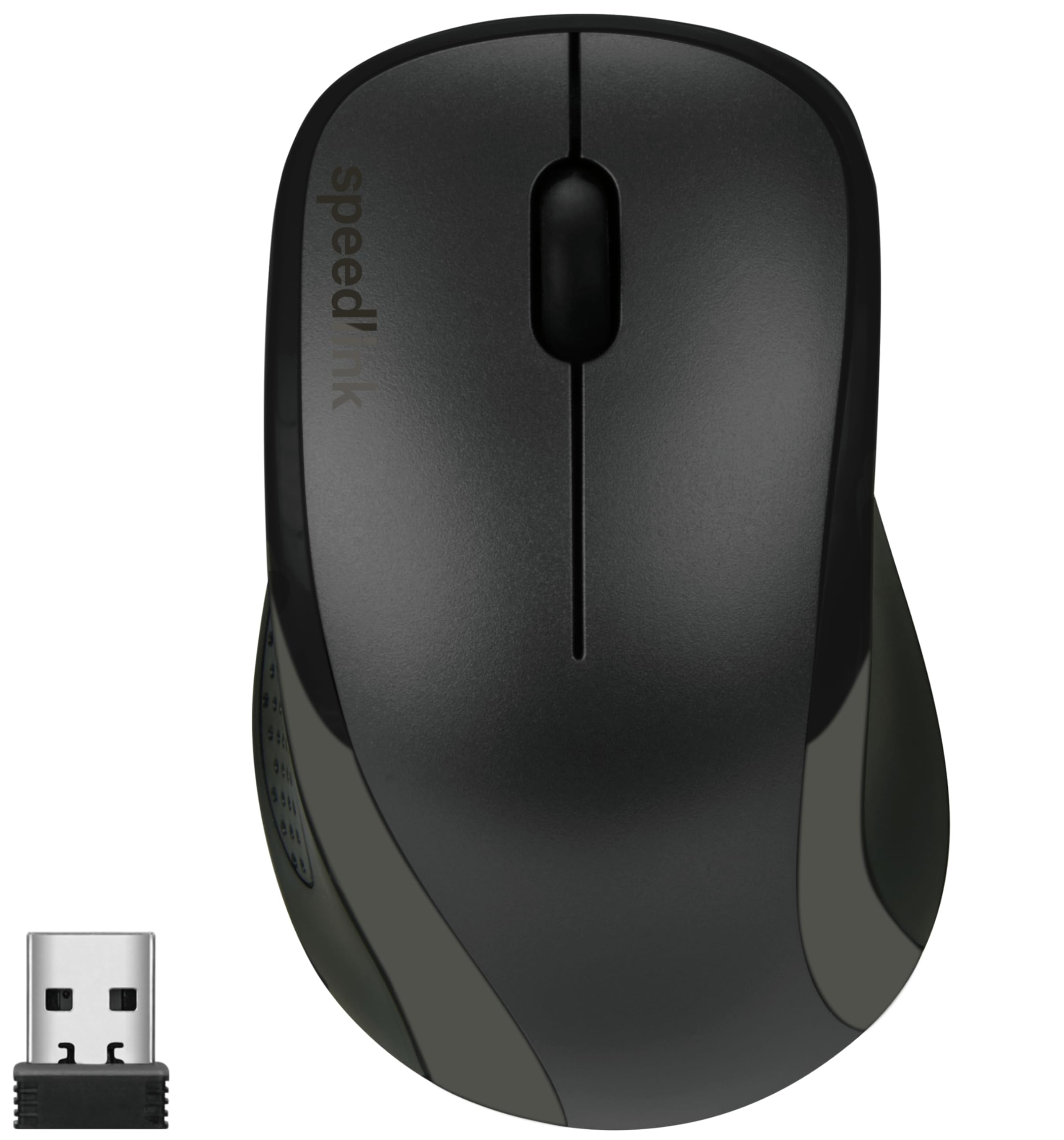 Speedlink Kappa Wireless Pc Mouse 3 Buttons 10M Wireless Range Sl-630 Sl-630011-Bk Black 4027301898989
