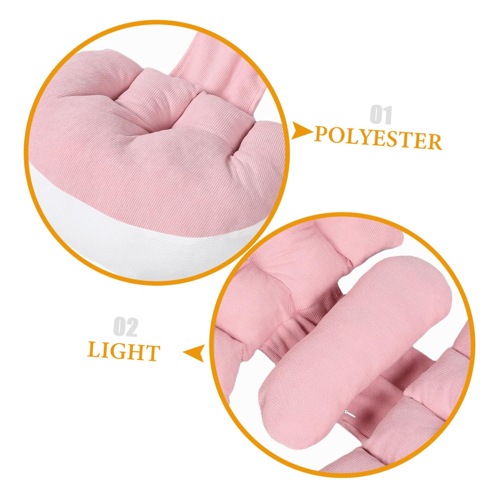 Cuscino Maternità U Shaped per Incinte per Schiena e Cuscino Multifunzionale per Comfort Notturno e Riduzione Del Lombare