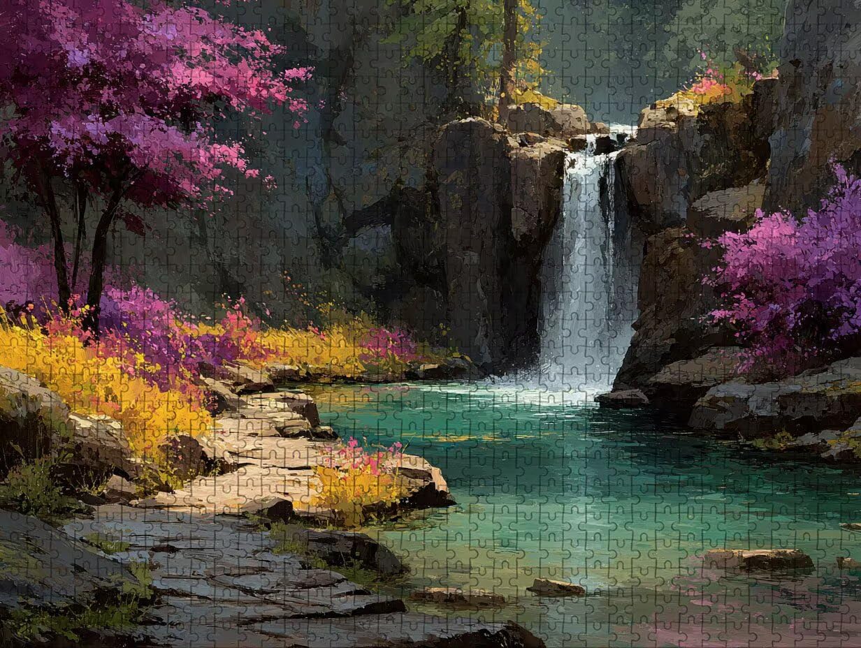 Puzzle 3000 elementów dla dorosłych, krajobraz, drewniane puzzle, 122 x 81 cm, części ściśle do siebie pasują, dla mężczyzn, kobiet, starszych seniorów, relaks i odstresowanie, prezenty, dekoracja