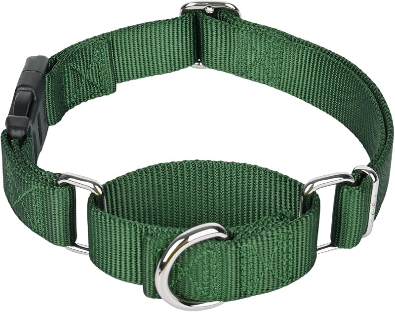 Coleira Martingale Ajustável com Fivela de Engate Rápido para Cães Médios e Grandes Legiuf