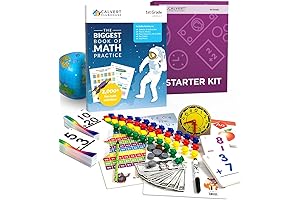 Calvert 1st Grade Starter Kit and Clubhouse Biggest Book of Math Practice:...