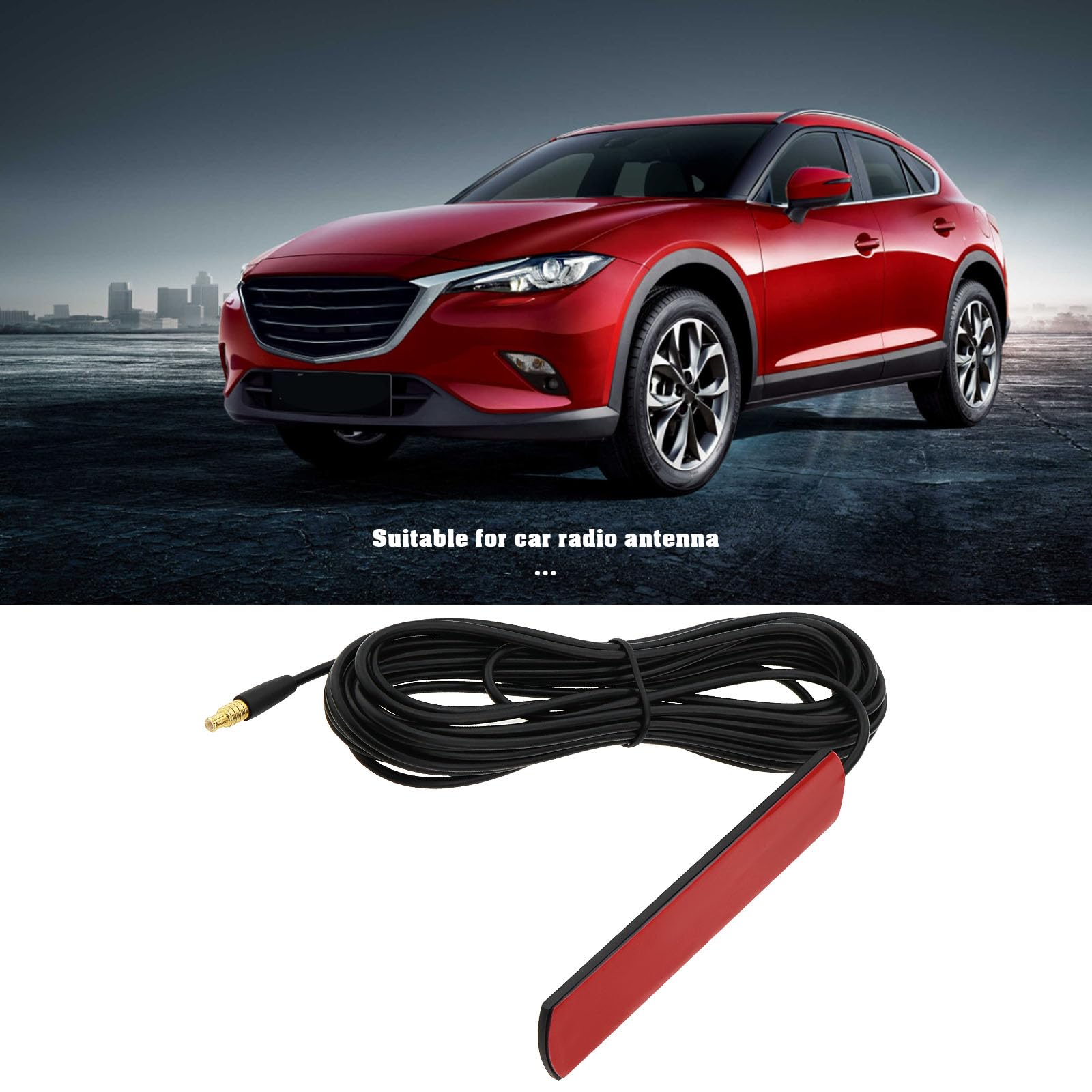 VGOL 5 Meters Car DAB Antenna Adapter Car Radio Antenna Patch for DAB+ Radio DAB Box Android DAB AUTO Connection Cable with MCX Plug (for Dab/Dab+) - Image 3