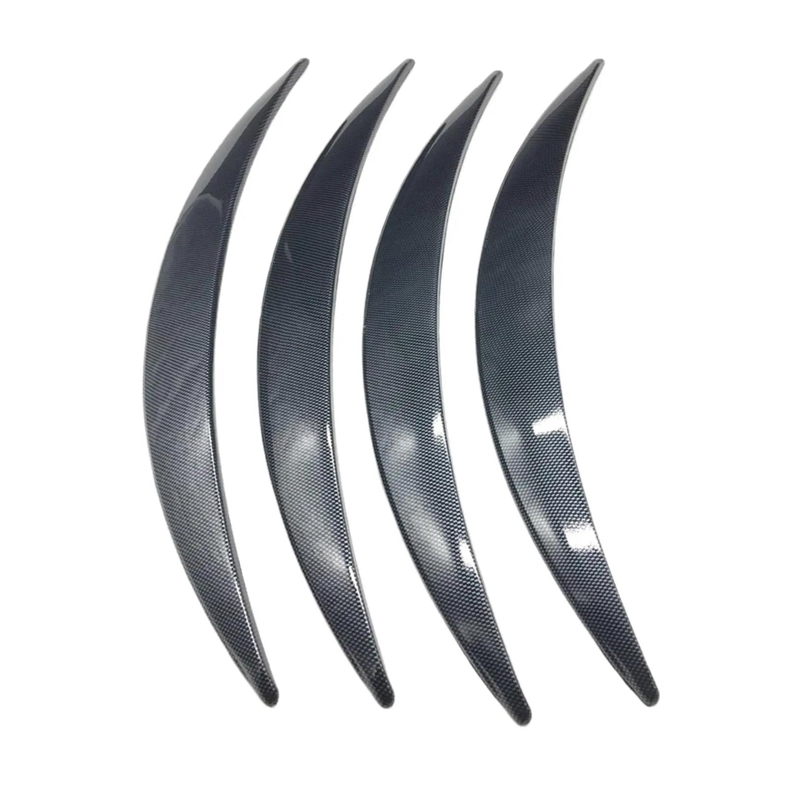 Embellecedores para arcos de rueda de coche premium en fibra de carbón duradera 3