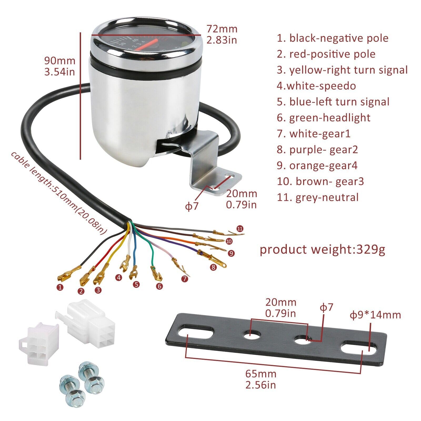 Faria Boat Blank Gauge AP9475 | 2 Inch Black