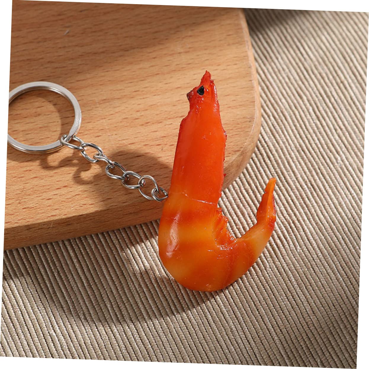 VALICLUD Tasto Cibo Simulato Portachiavi Con Moschettone Titolare Tasti Portachiavi Pollo Cotto Portachiavi Cosce Di Pollo Portafoglio Portachiavi A Scomparsa Peluche Pvc